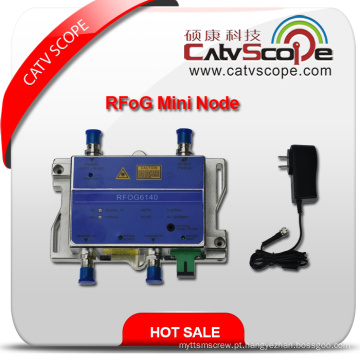 Fornecedor Profissional Alto Desempenho CATV FTTH Receptor Bi-direcional Da Fibra Óptica Rfog Mini Node